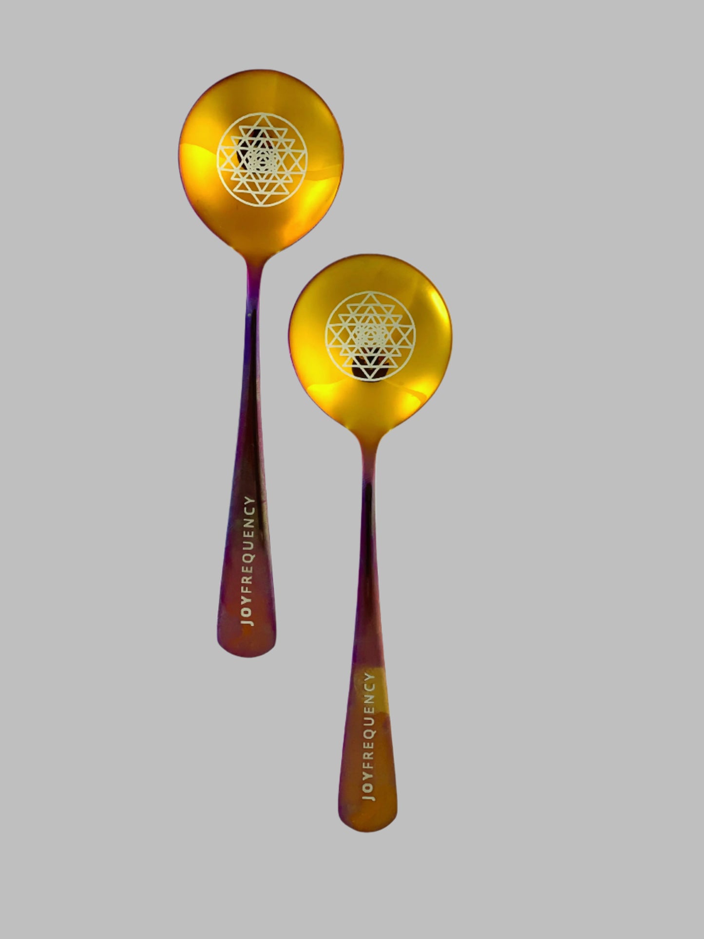Joy Frequency Gold Titanium Musical Spoon Set