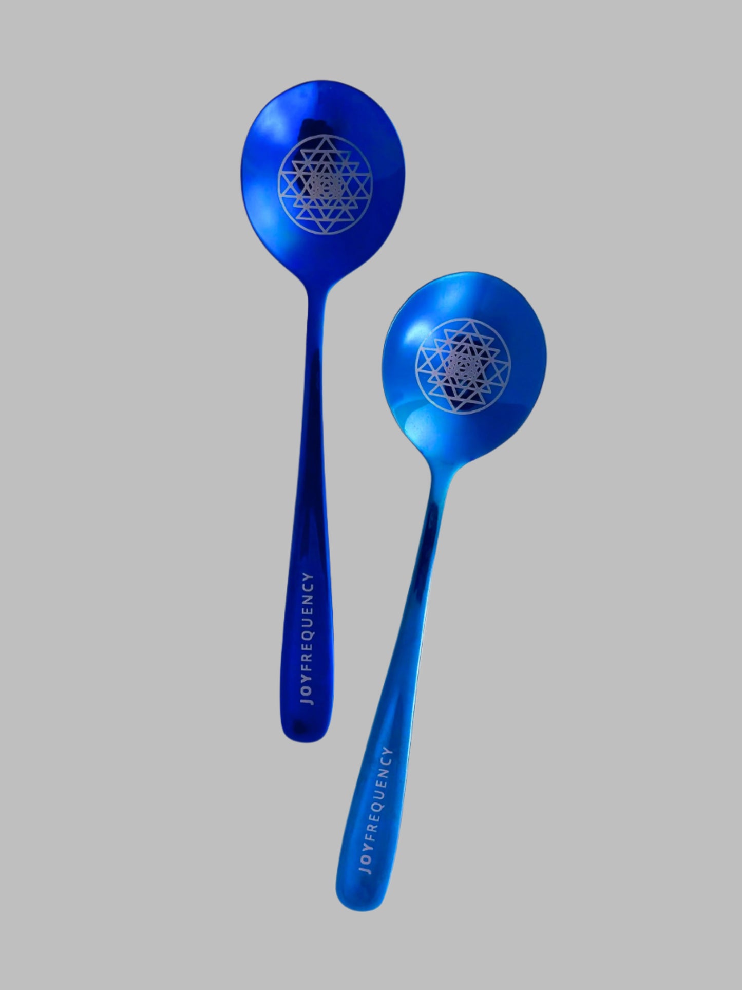 Joy Frequency Blue Titanium Musical Spoon Set