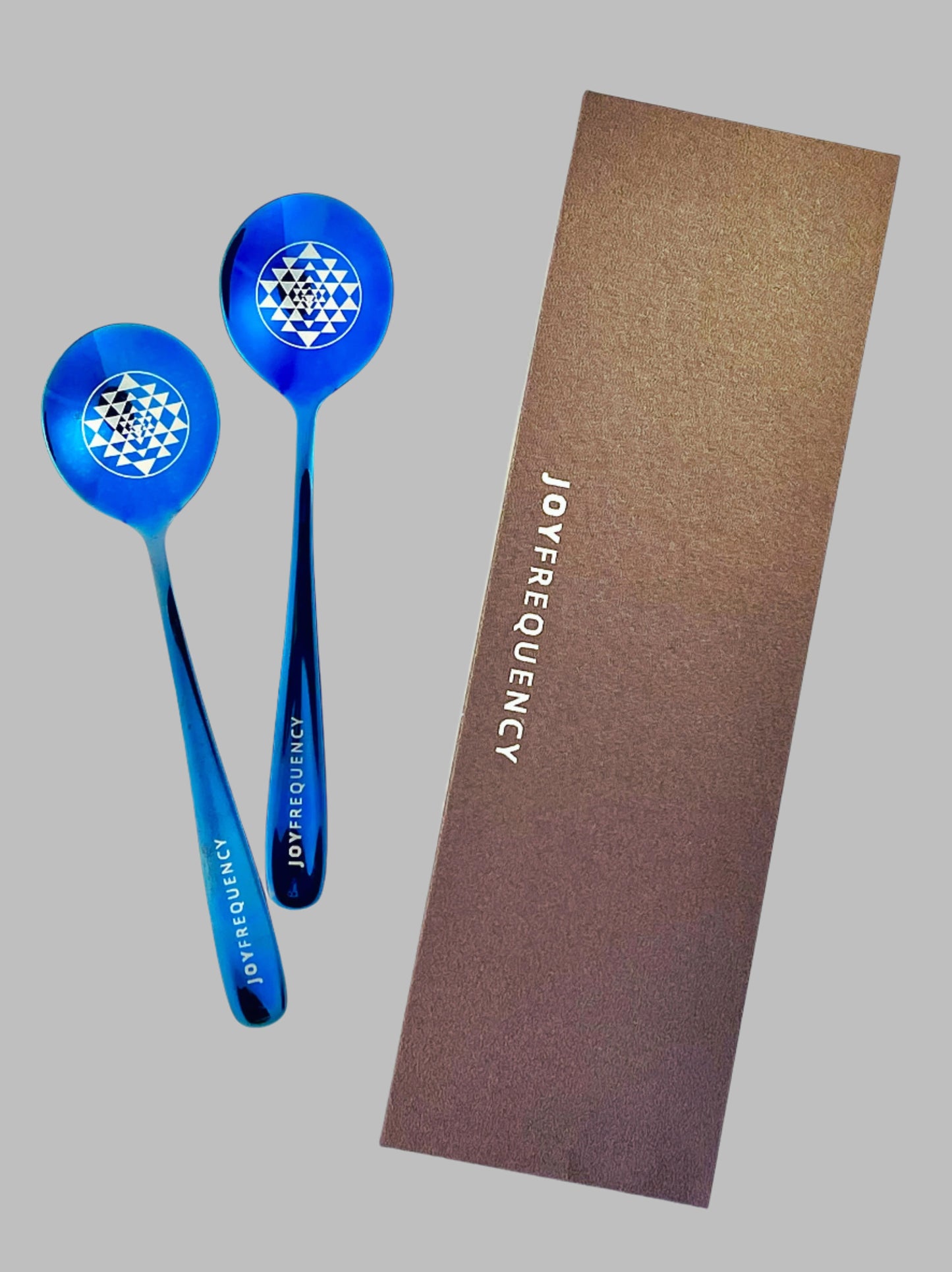 Joy Frequency Blue Titanium Musical Spoon Set