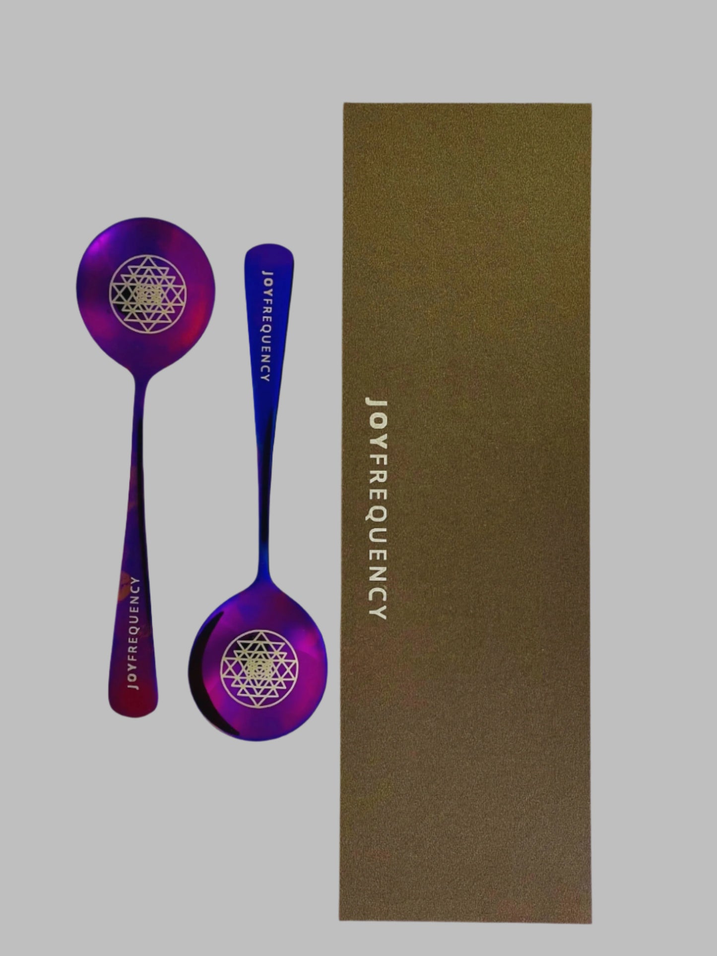 Joy Frequency Purple Titanium Musical Spoon Set