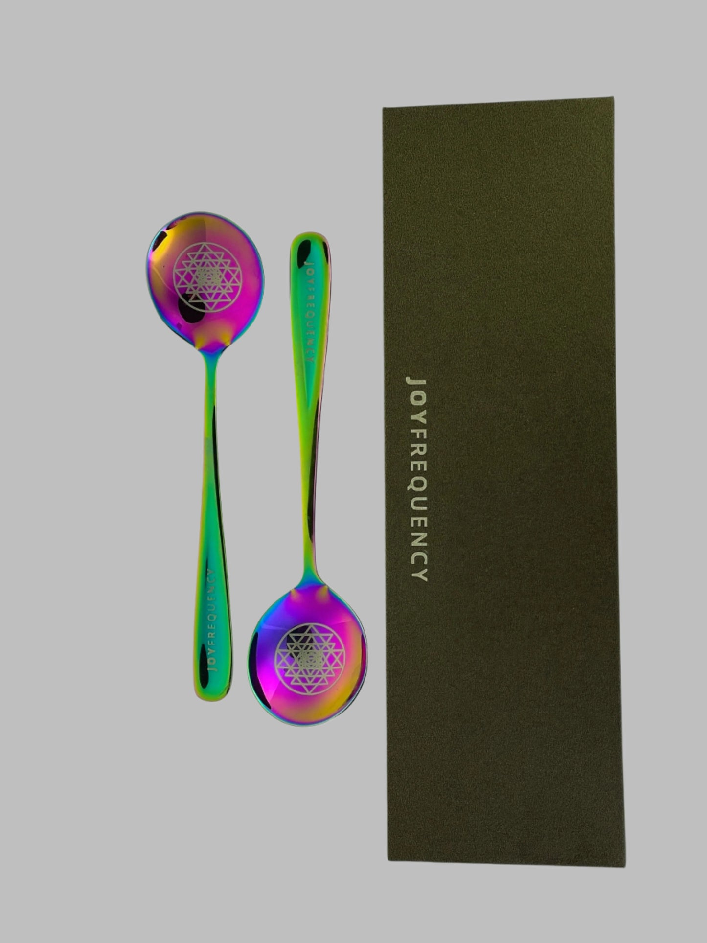 Joy Frequency Rainbow Titanium Musical Spoon Set