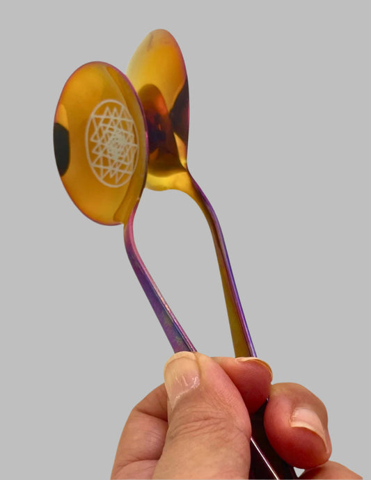 Joy Frequency Gold Titanium Musical Spoon Set