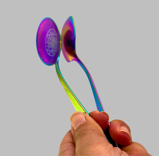 Joy Frequency Rainbow Titanium Musical Spoon Set